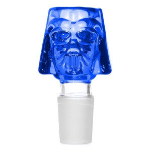 Glass Bowl Lord Vader BLUE  szlif 18,8 mm